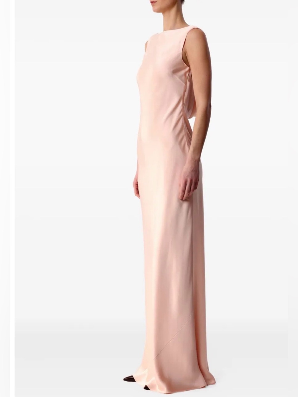 Jason Wu Collection boat-neck low-back gown